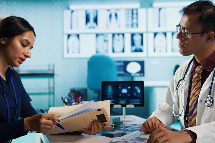 Auditor Looking Medicare Cost Reports