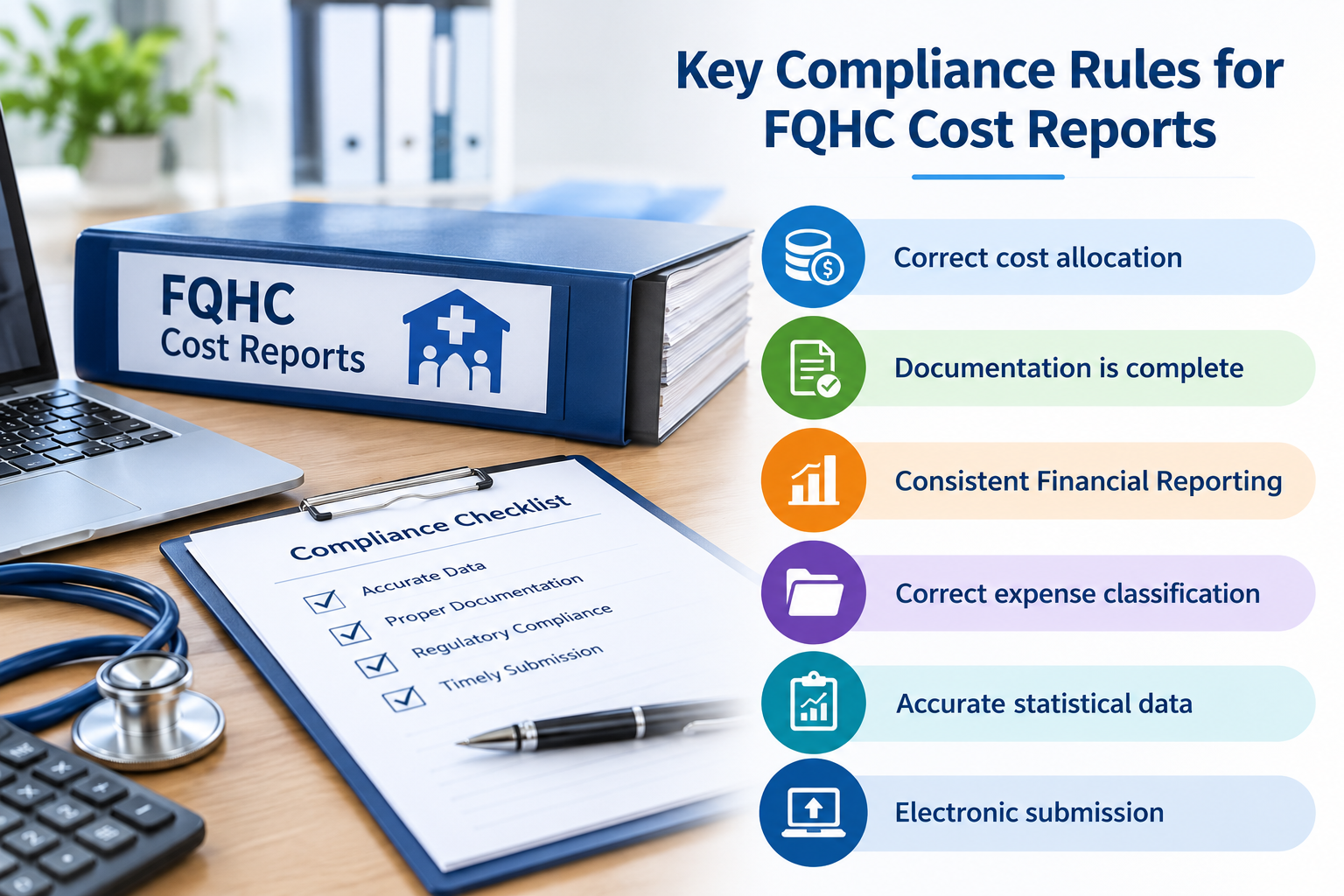 Key Compliance Rules for FQHC Cost Reports
